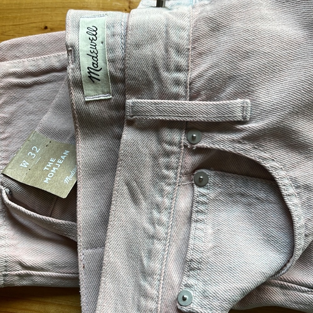 NWT MADEWELL , THE MOM JEAN:OVERDYED edition - Picture 6 of 9